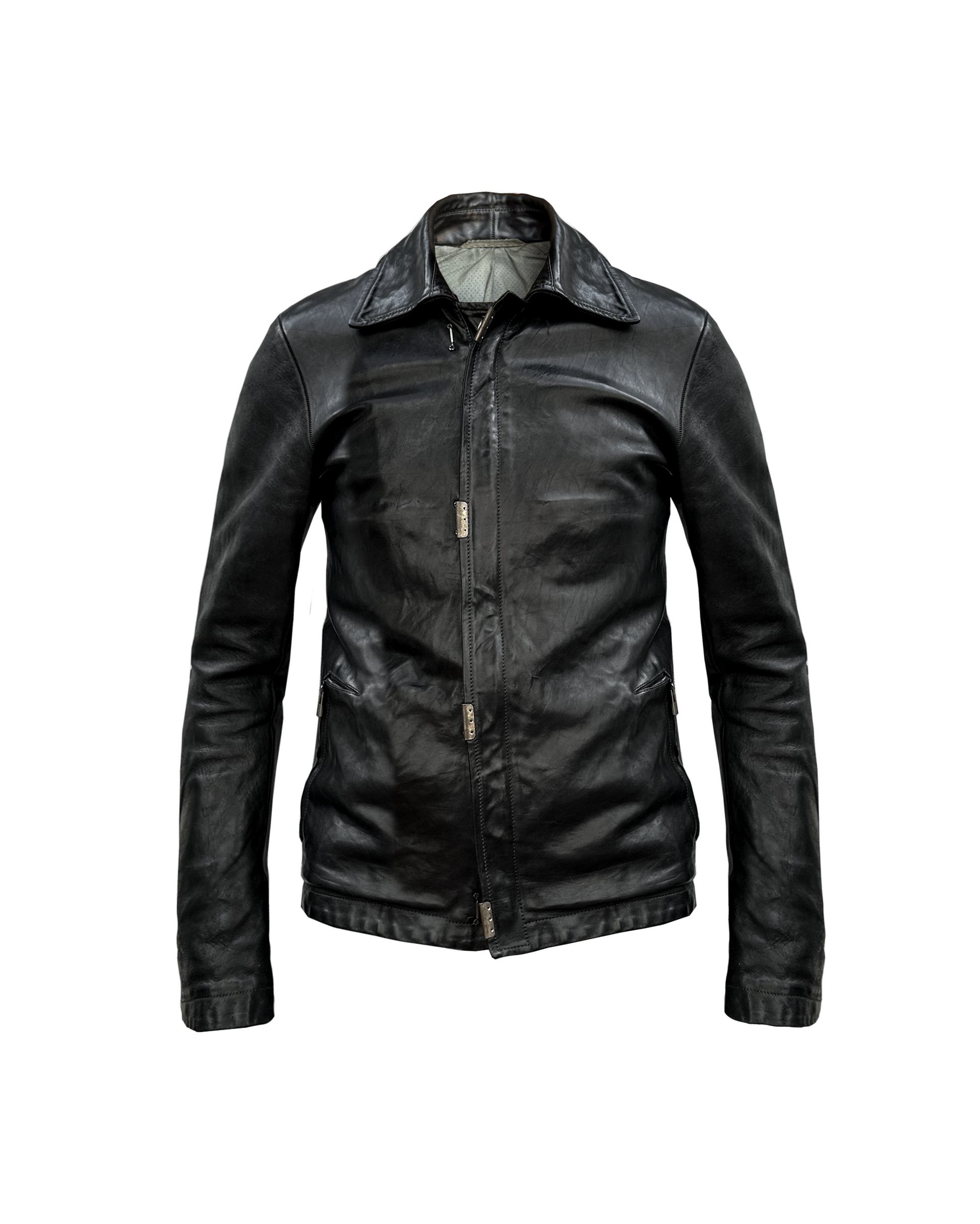 Carol Christian Poell O.D Lined Scarstitched Leather Jacket