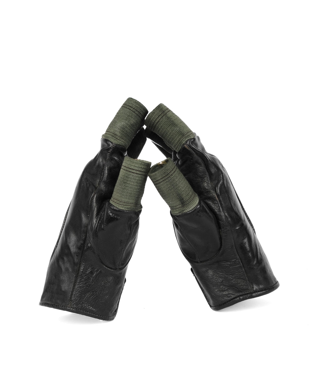 Carol Christian Poell Taped Seam Fingerless Gloves