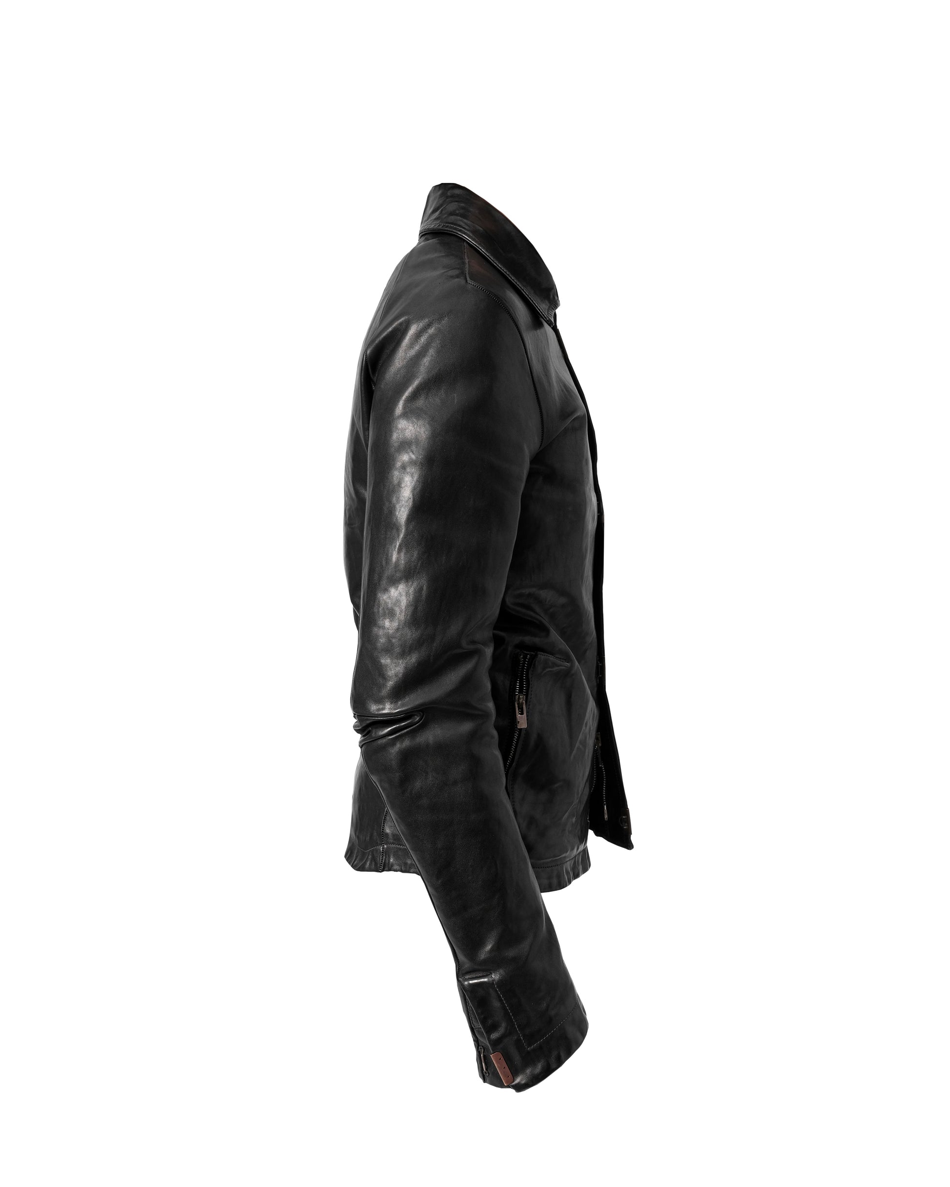 Carol Christian Poell O.D Lined Scarstitched Leather Jacket