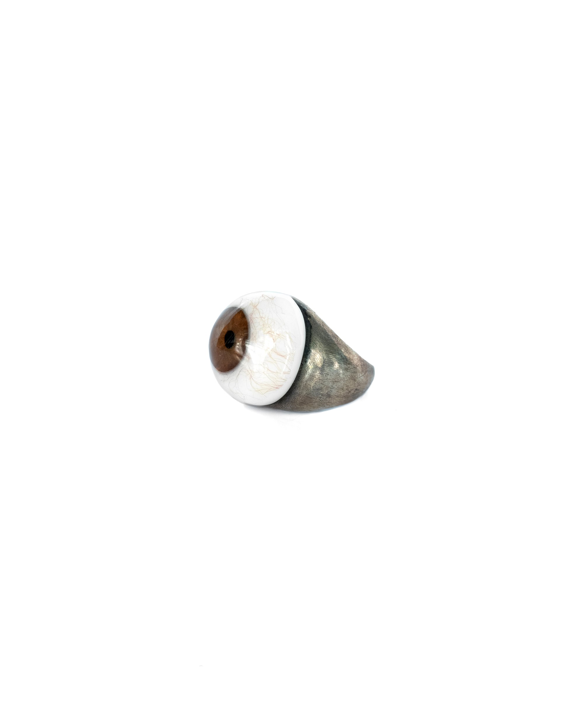 Carol Christian Poell Prosthetic Eye Silver Ring