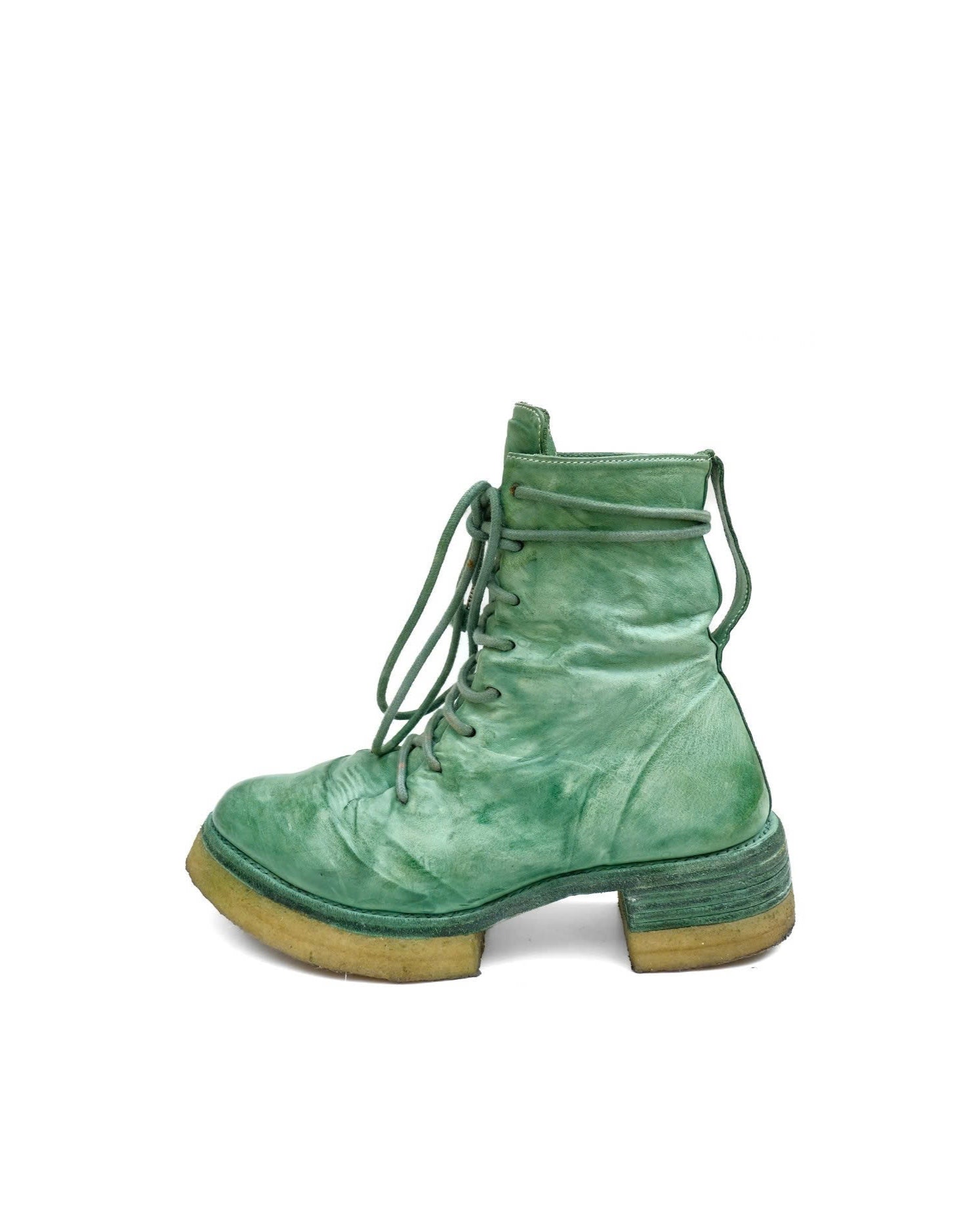 Carol Christian Poell Paper Dart Combat Boots