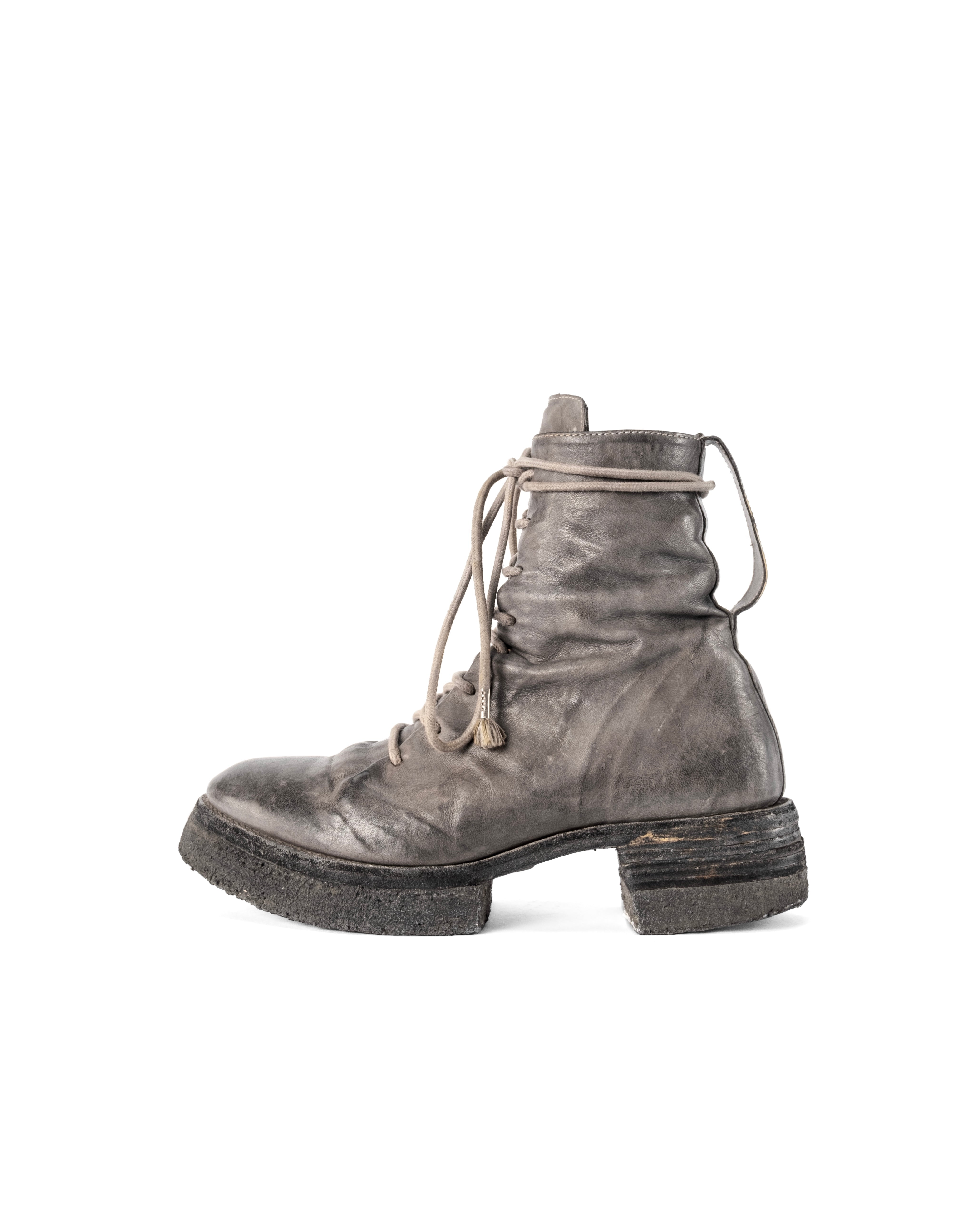 Carol Christian Poell Paper Dart Combat Boots – Evolution To