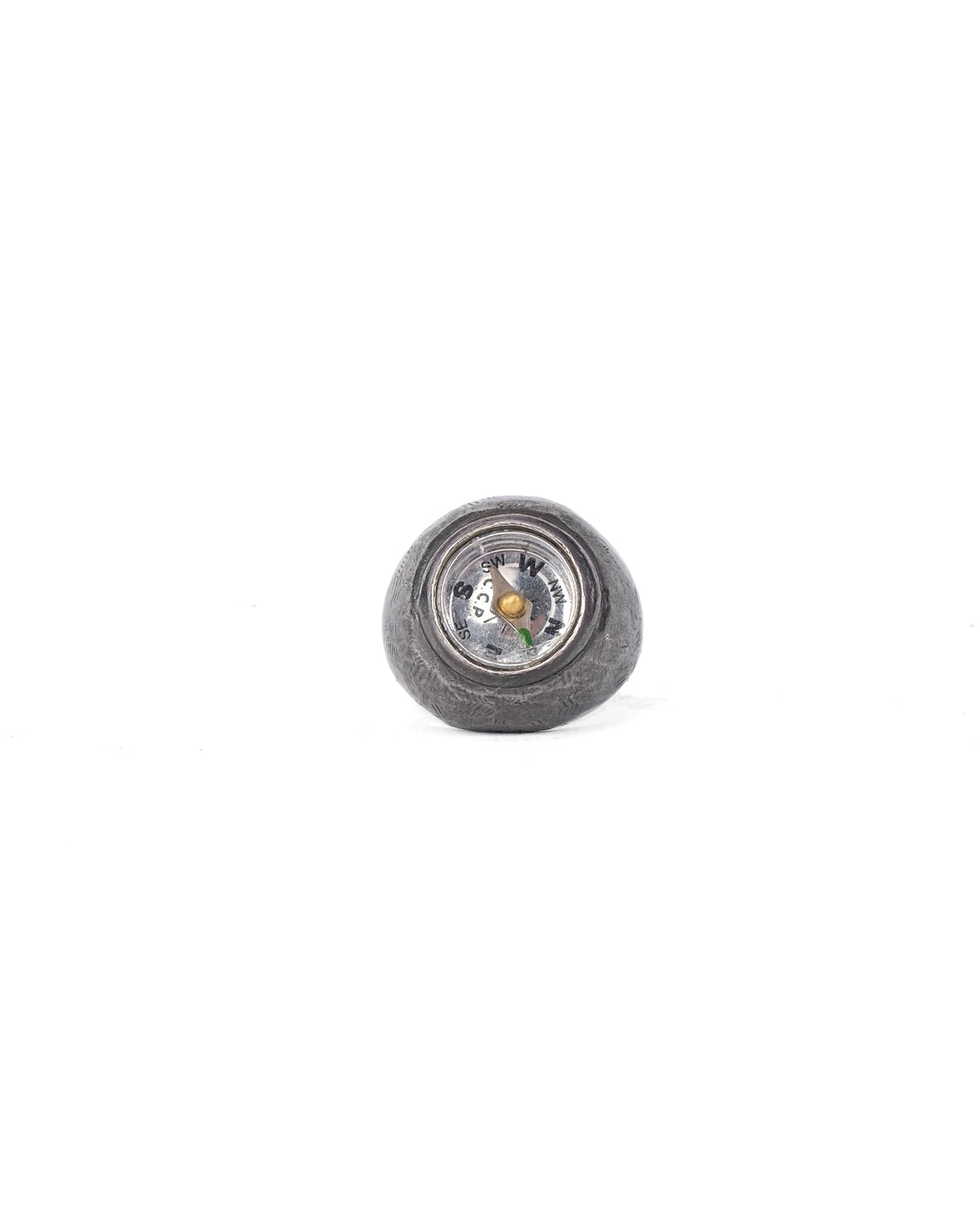 Carol Christian Poell Silver Compass Ring