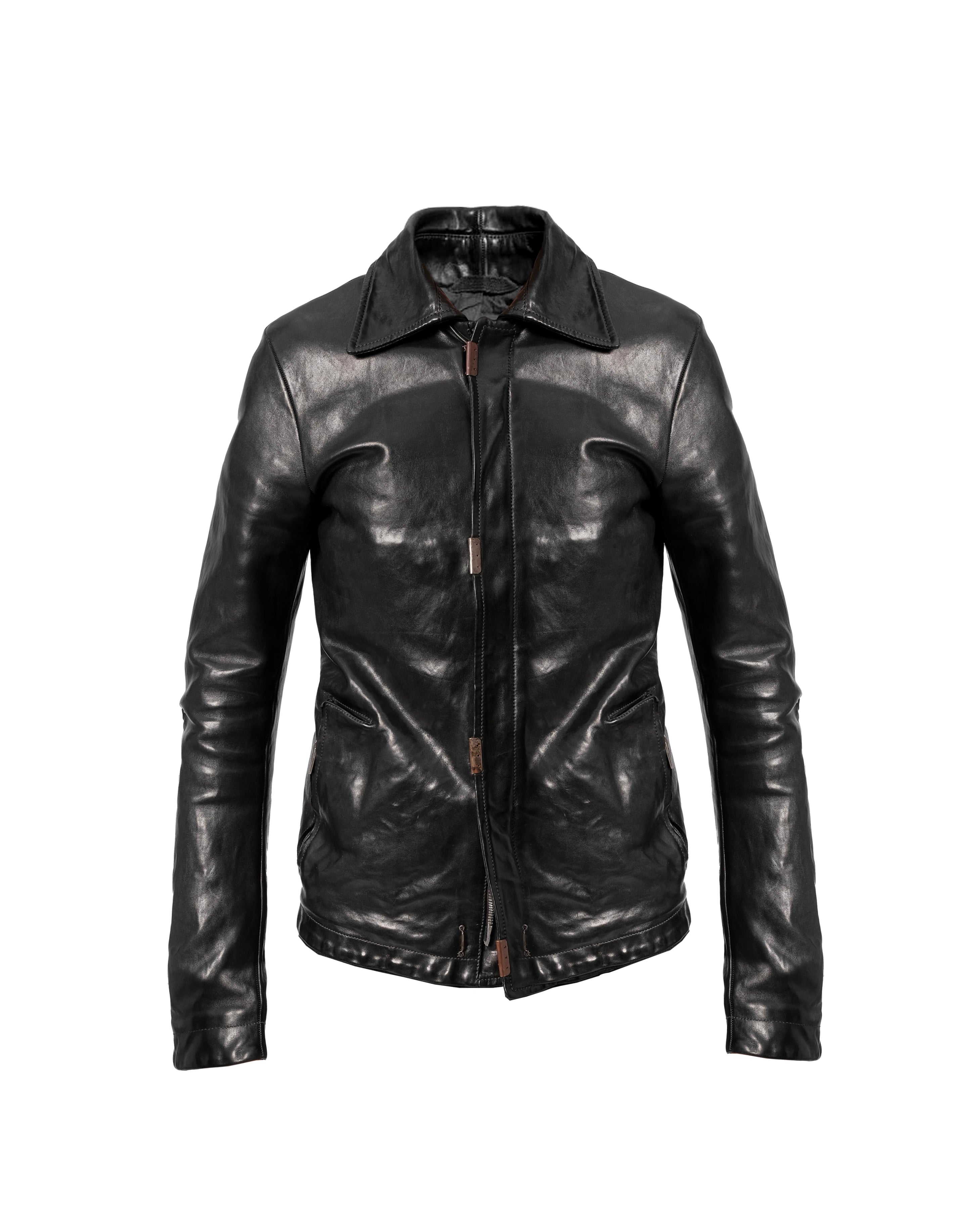 Carol Christian Poell O.D Spine Elbow And Hand Leather Jacket