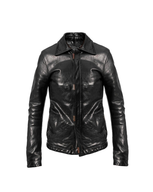 Carol Christian Poell O.D Lined Scarstitched Leather Jacket