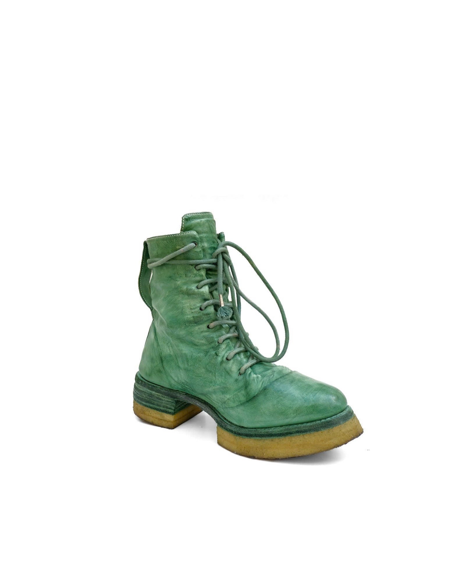 Carol Christian Poell Paper Dart Combat Boots