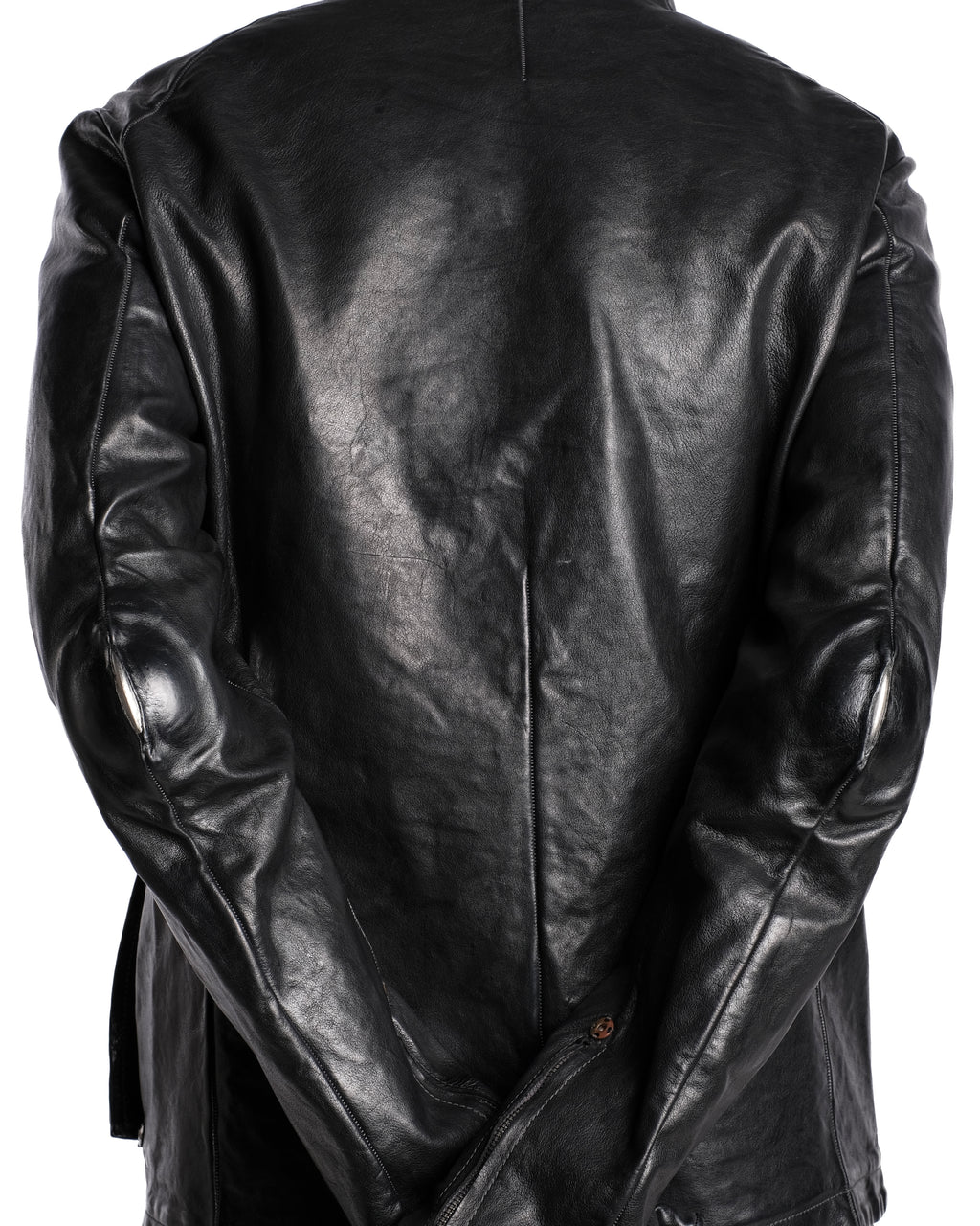 Carol Christian Poell O.D Spine Elbow And Hand Leather Jacket