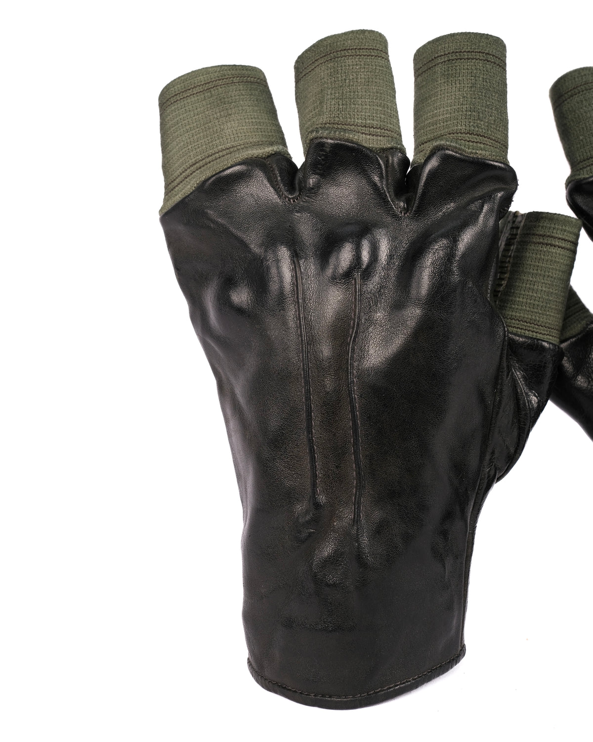 Carol Christian Poell Taped Seam Fingerless Gloves