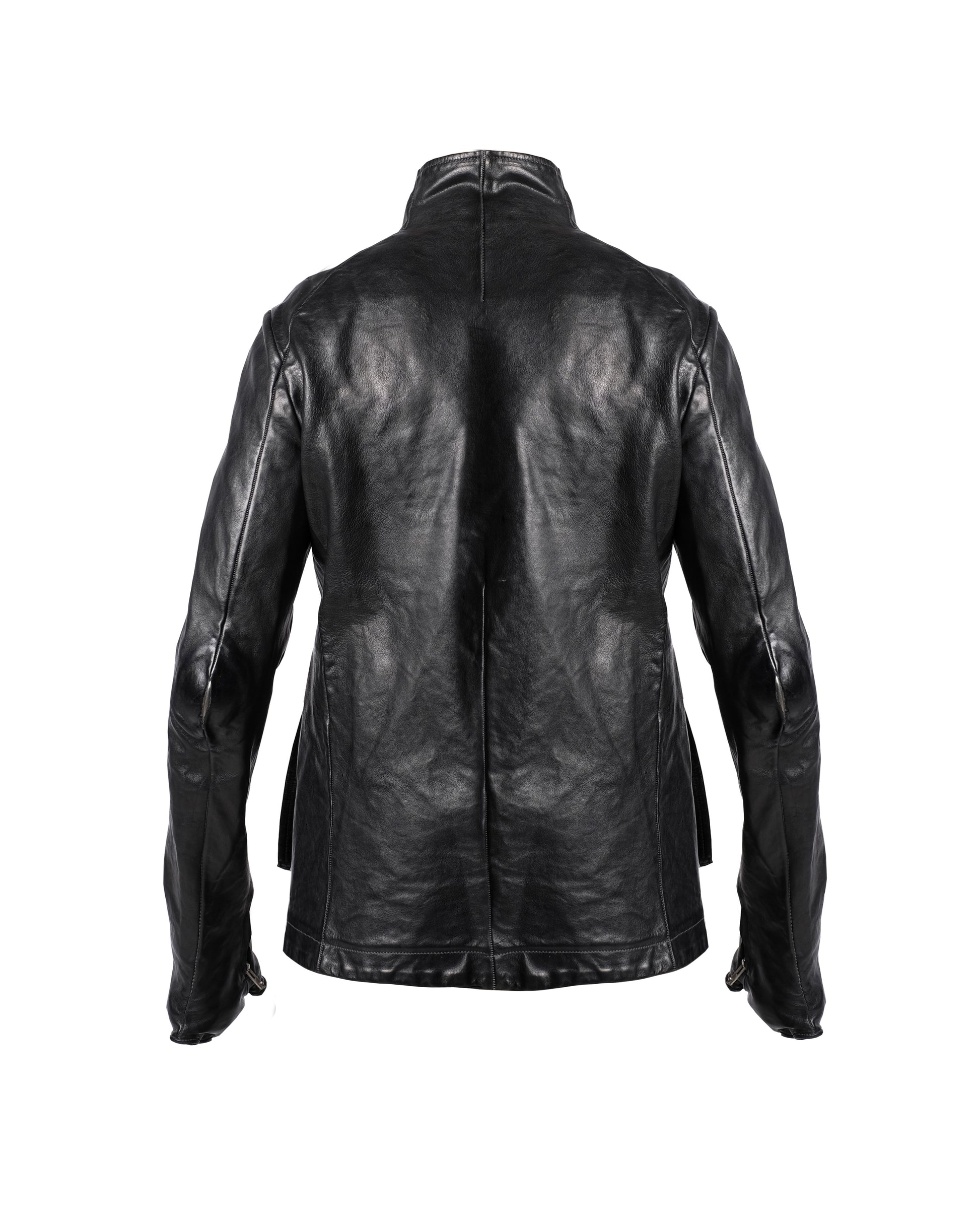 Carol Christian Poell O.D Spine Elbow And Hand Leather Jacket