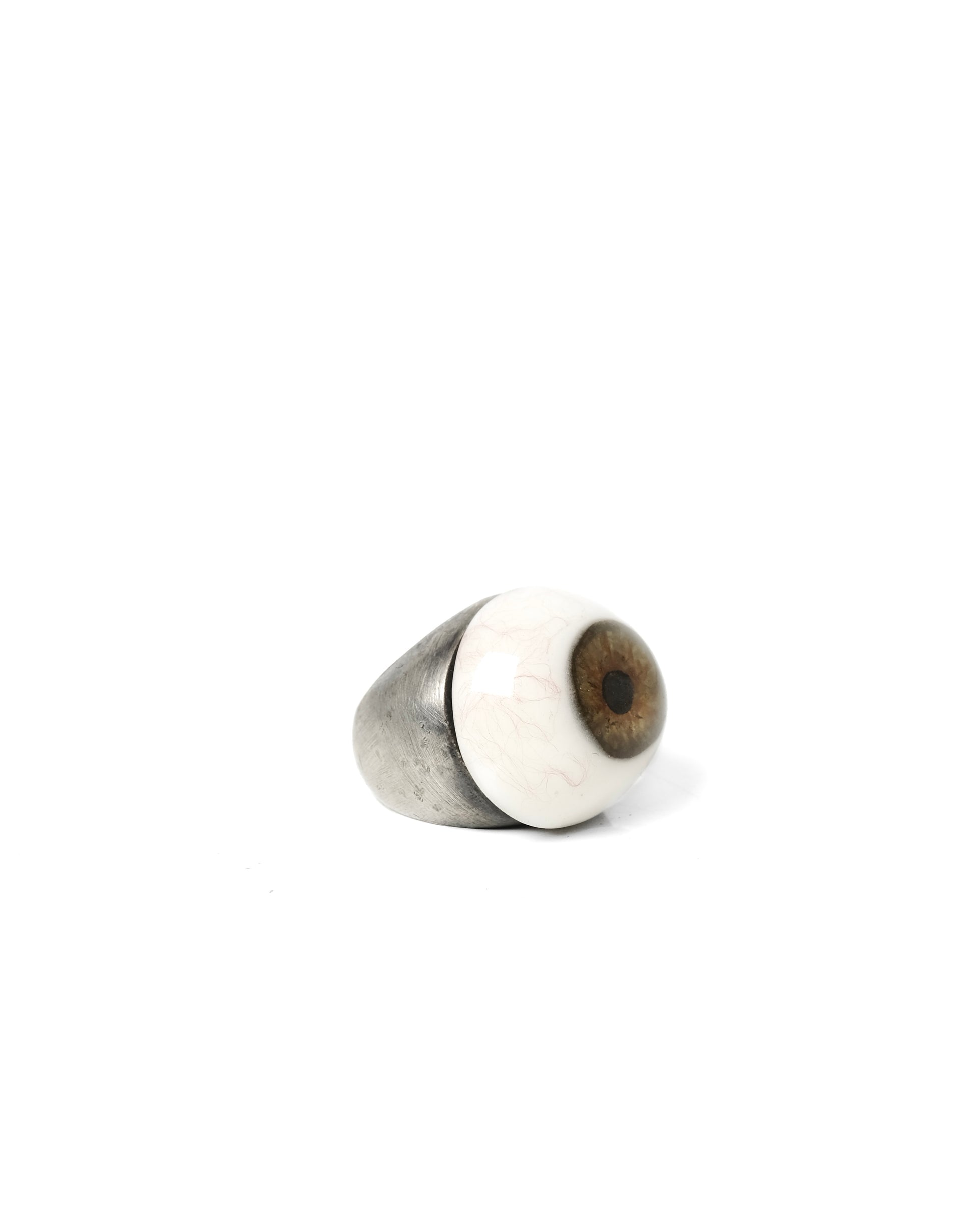 Carol Christian Poell Prosthetic Eye Silver Ring