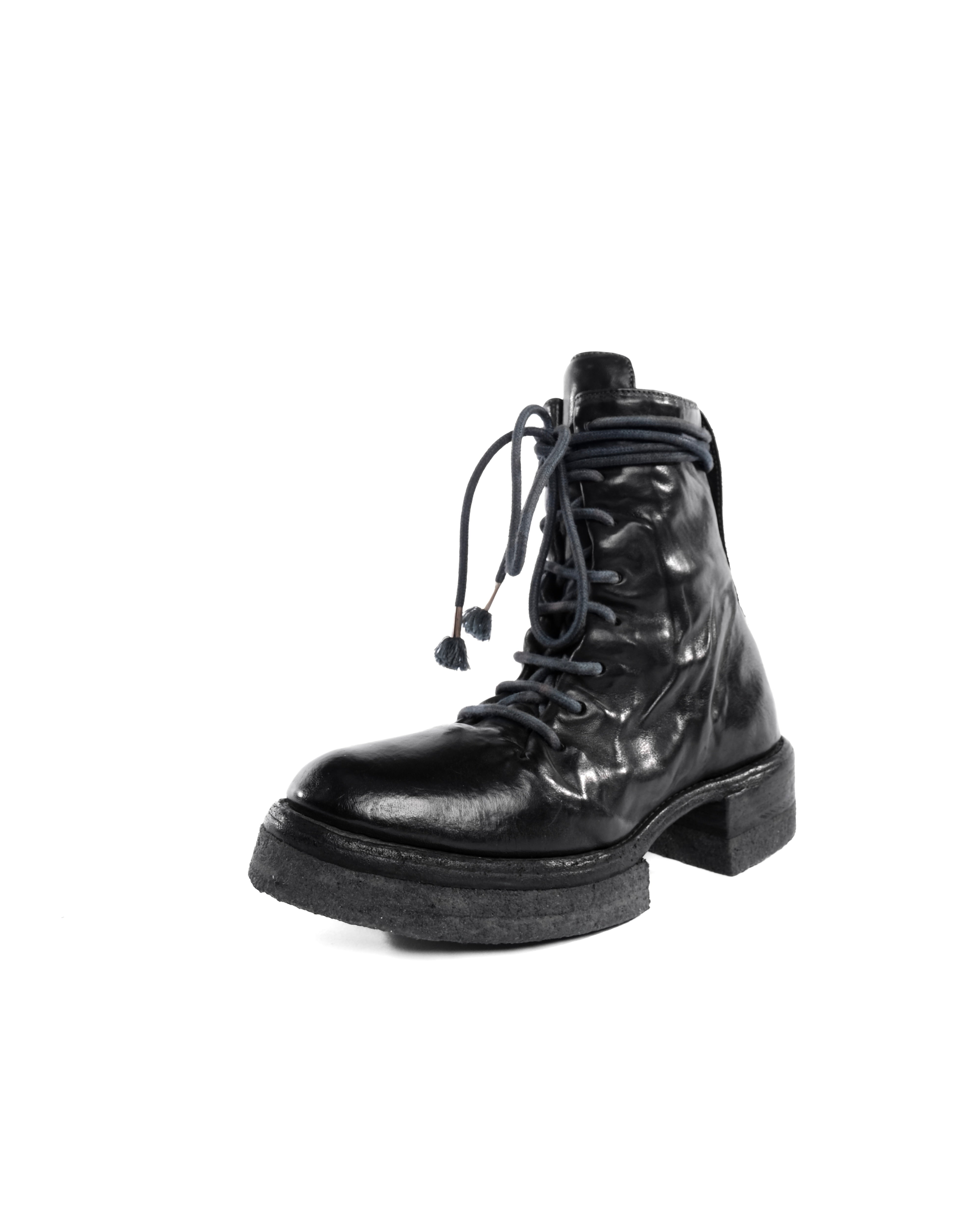 Carol Christian Poell Paper Dart Combat Boots – Evolution To