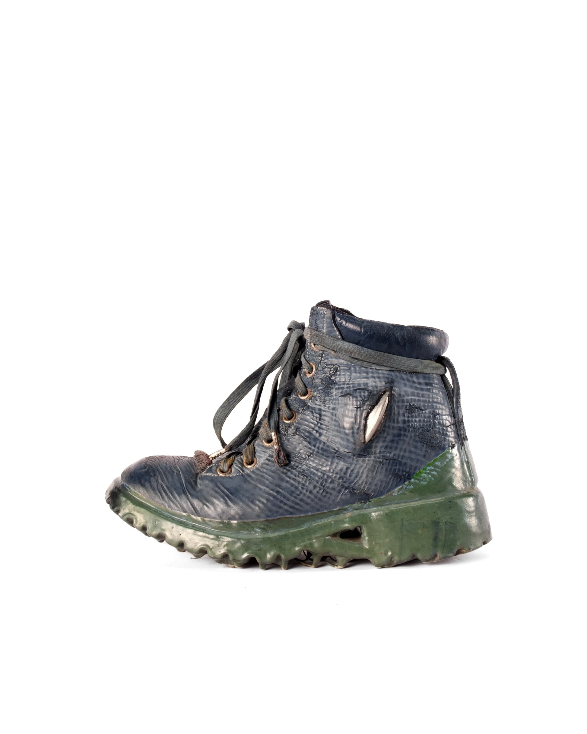 Carol Christian Poell O.D Prosthetic Drip Rubber Workboots