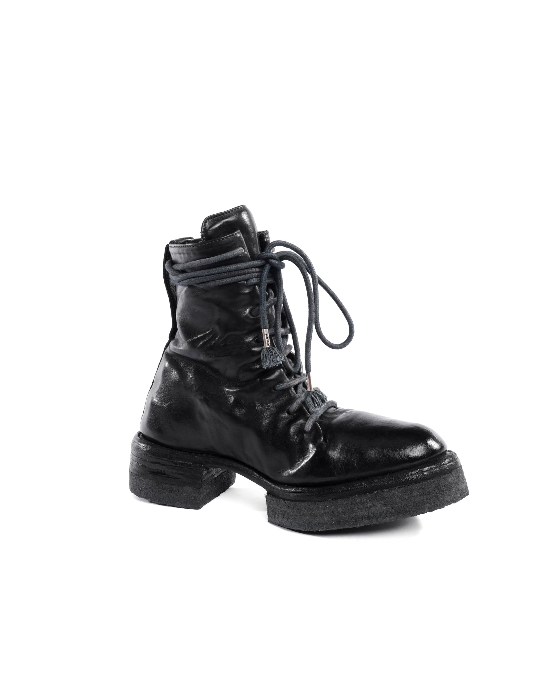 Carol Christian Poell Paper Dart Combat Boots