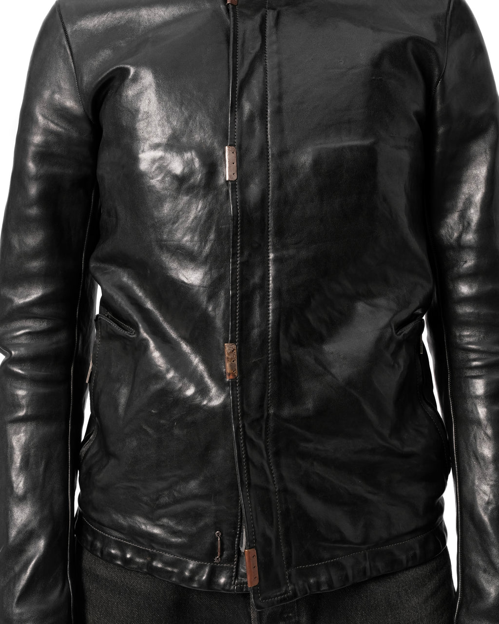 Carol Christian Poell O.D Lined Scarstitched Leather Jacket
