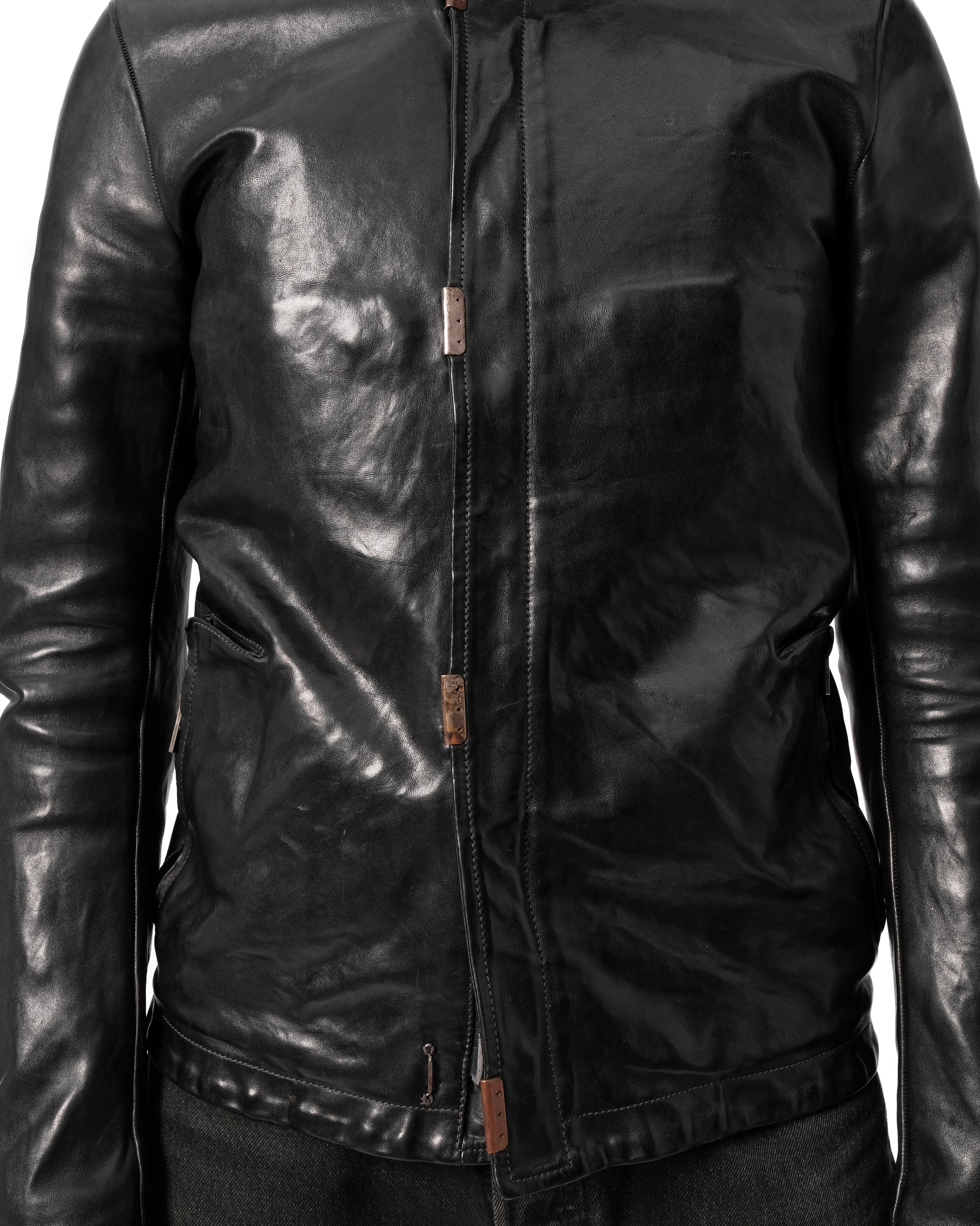 Carol Christian Poell O.D Lined Scarstitched Leather Jacket