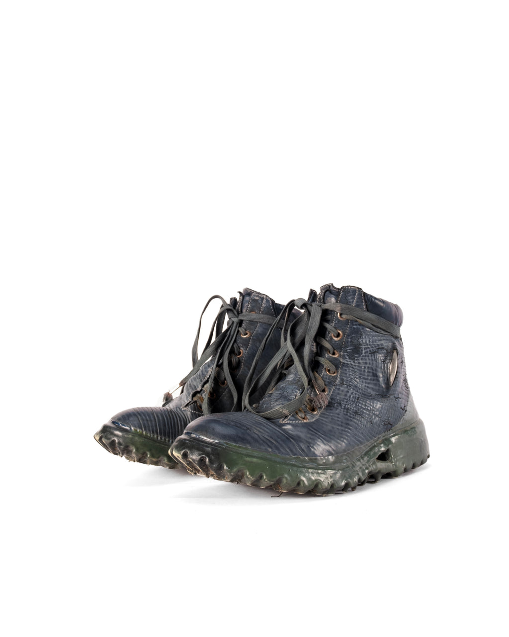 Carol Christian Poell O.D Prosthetic Drip Rubber Workboots