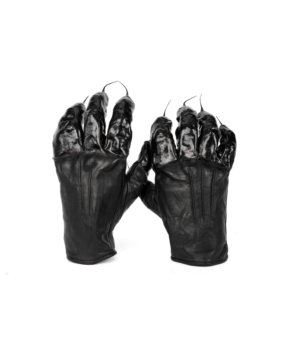 Carol Christian Poell O.D Drip Leather Gloves