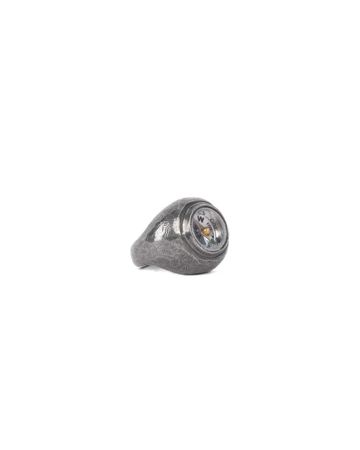 Carol Christian Poell Silver Compass Ring