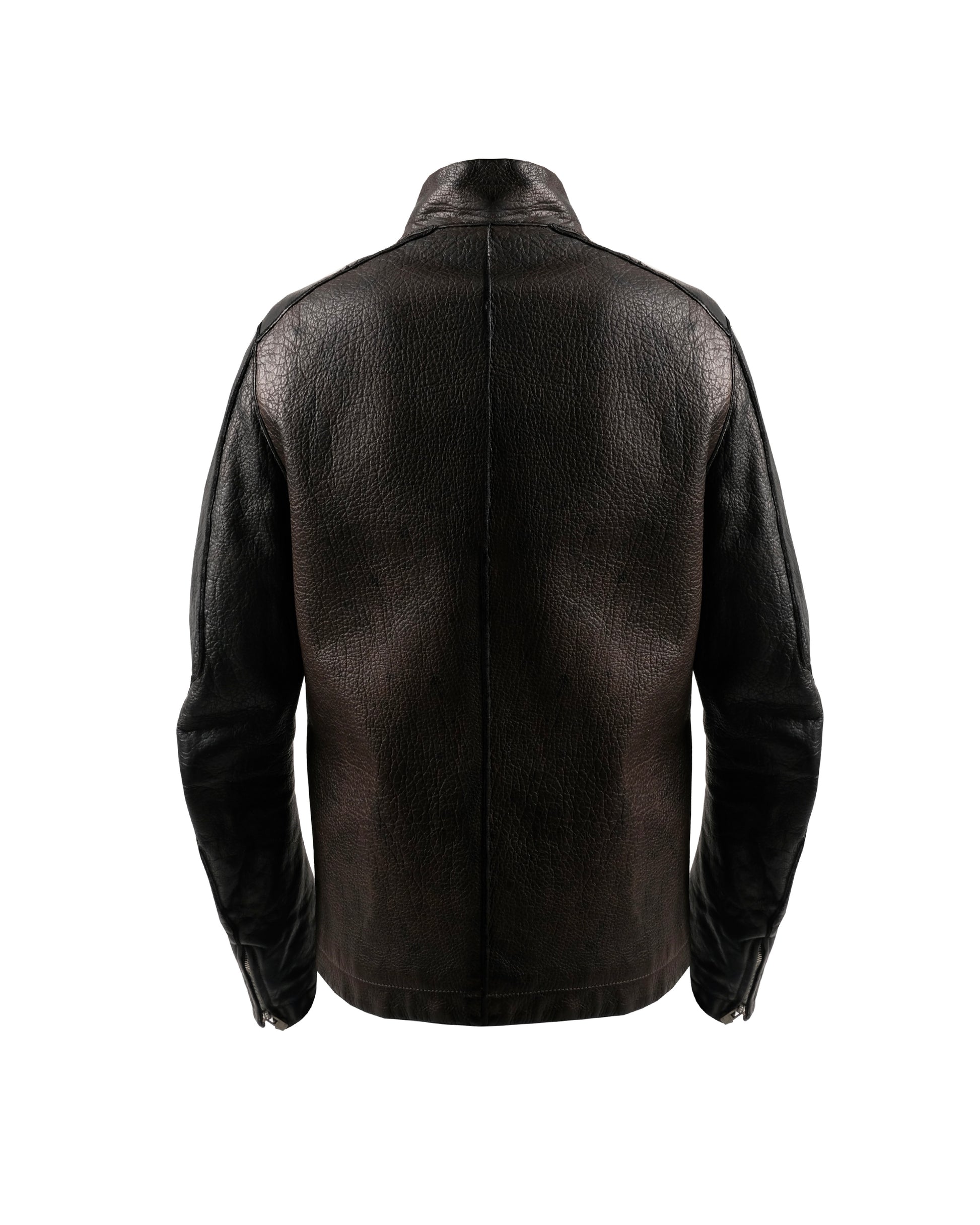 Carol Christian Poell O.D Lined Pinch Seam Double Zip Fencing Jacket