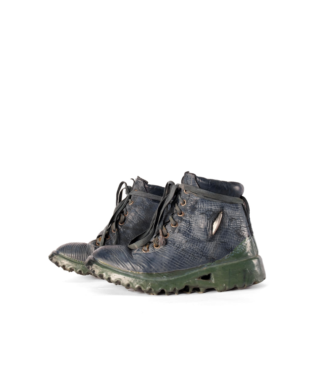 Carol Christian Poell O.D Prosthetic Drip Rubber Workboots