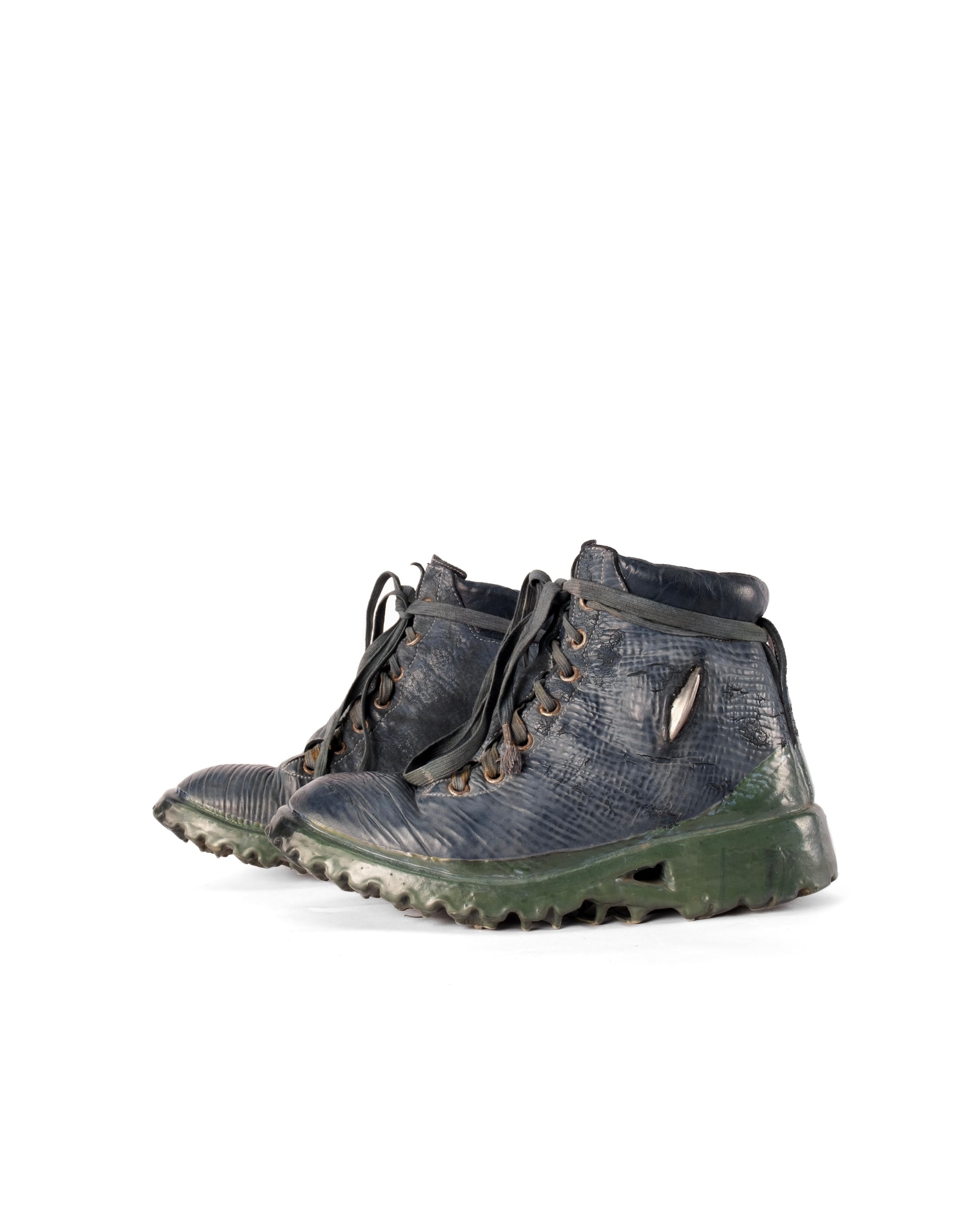 Carol Christian Poell O.D Prosthetic Drip Rubber Workboots