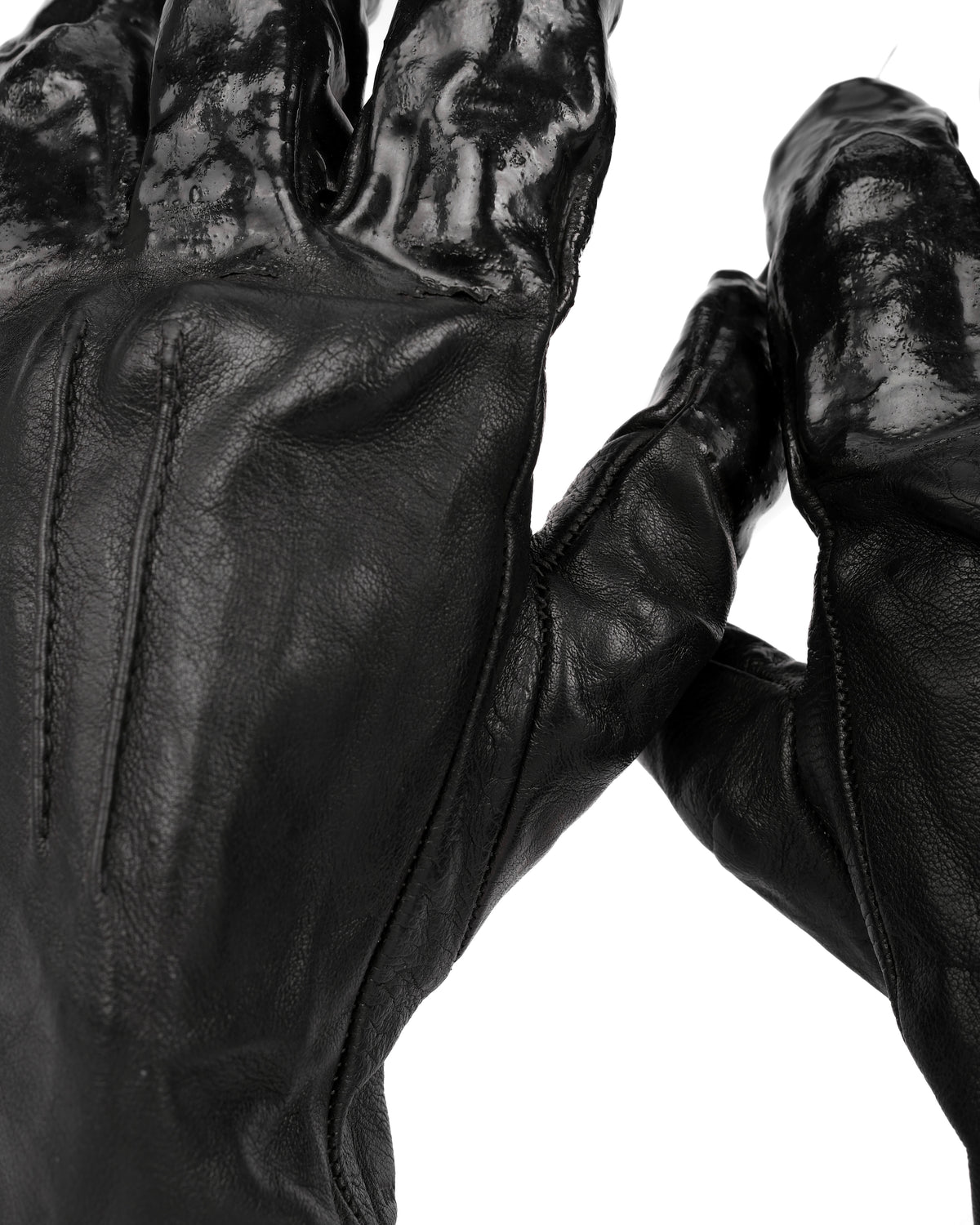 Carol Christian Poell O.D Drip Leather Gloves