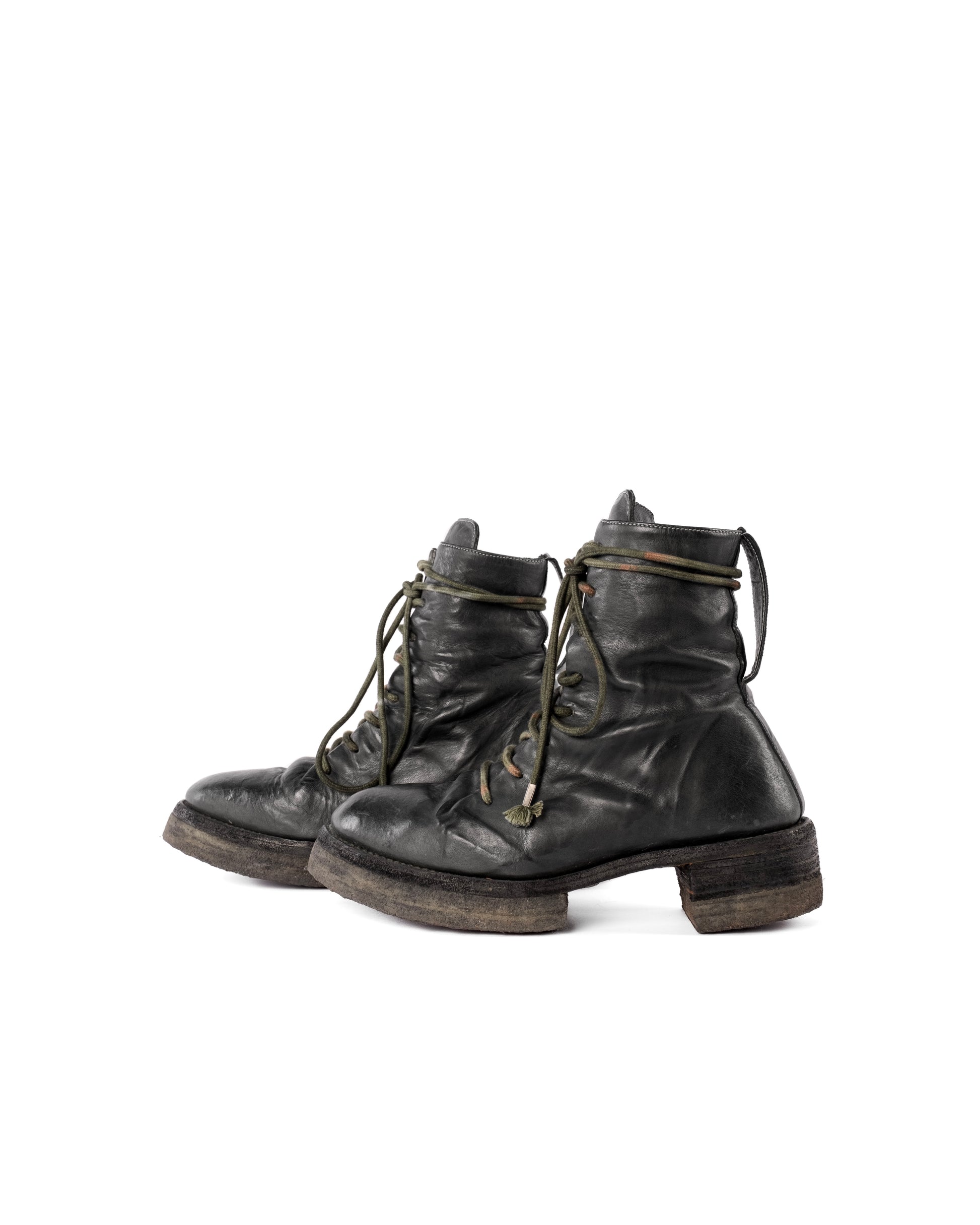 Carol Christian Poell O.D Paper Dart Combat Boots
