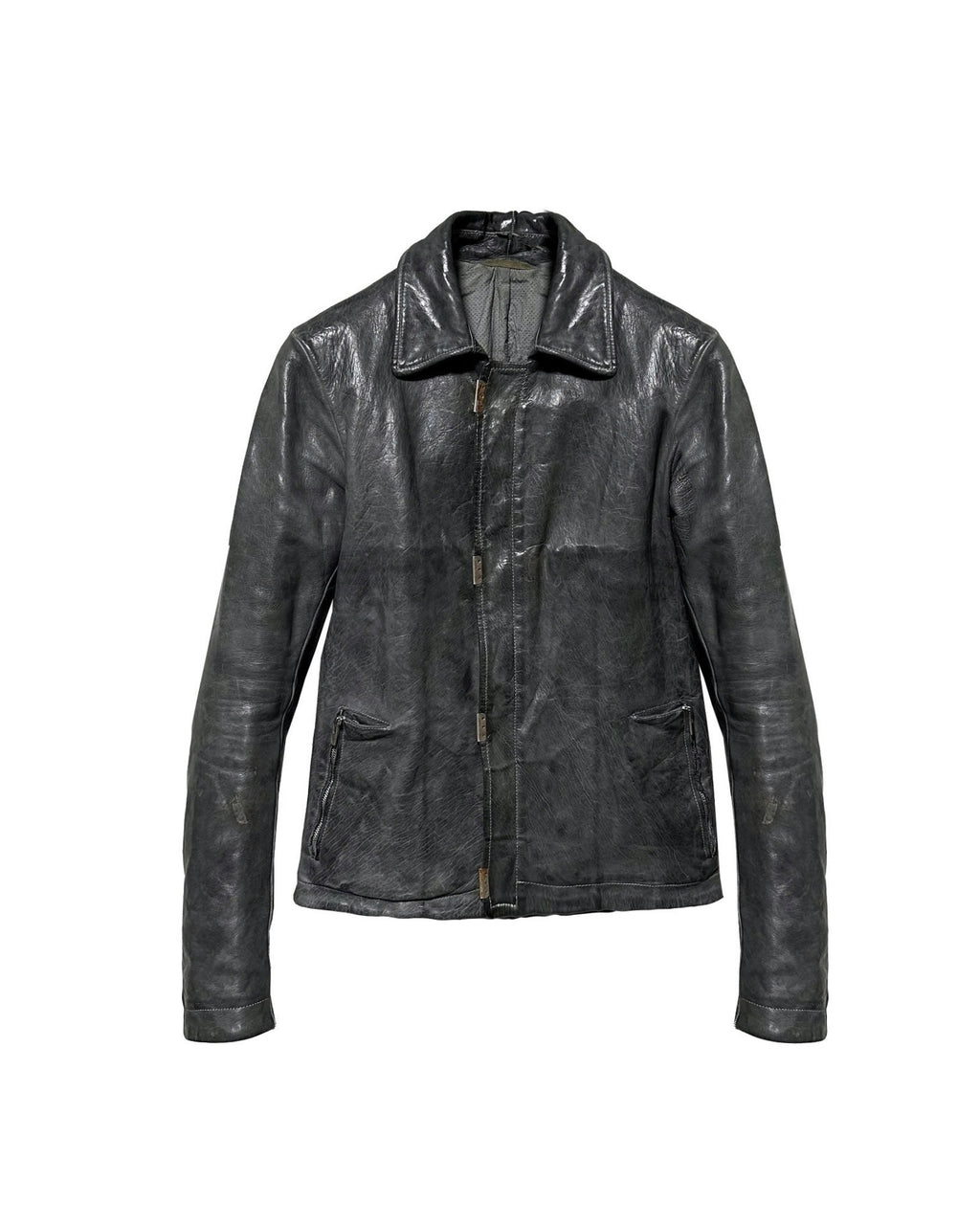 Carol Christian Poell O.D Lined Scarstitched Leathet Jacket