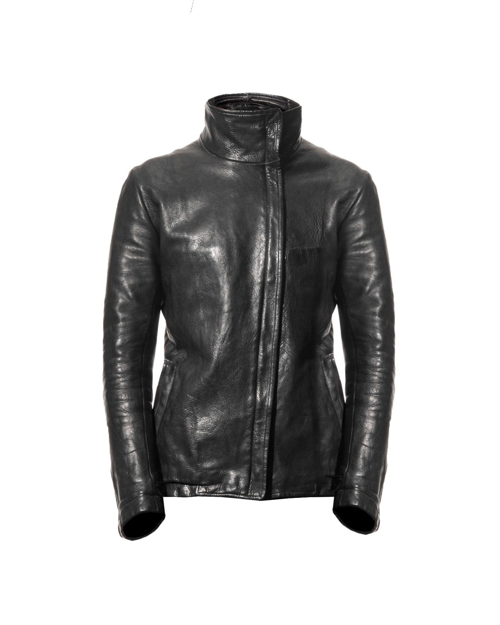 Carol Christian Poell High Neck Leather Jacket