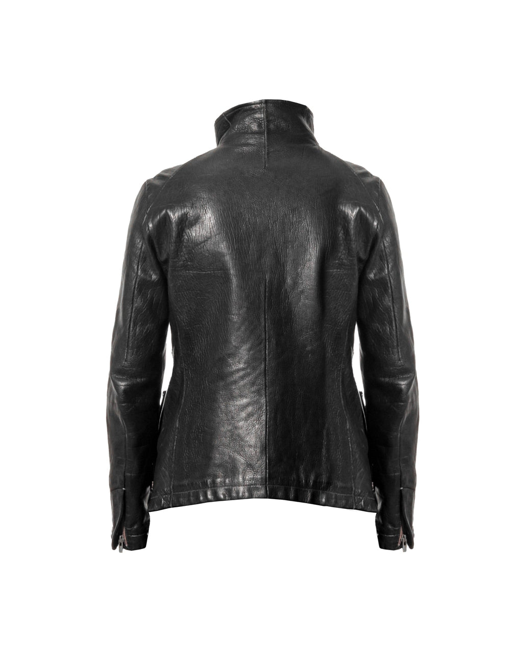 Carol Christian Poell High Neck Leather Jacket