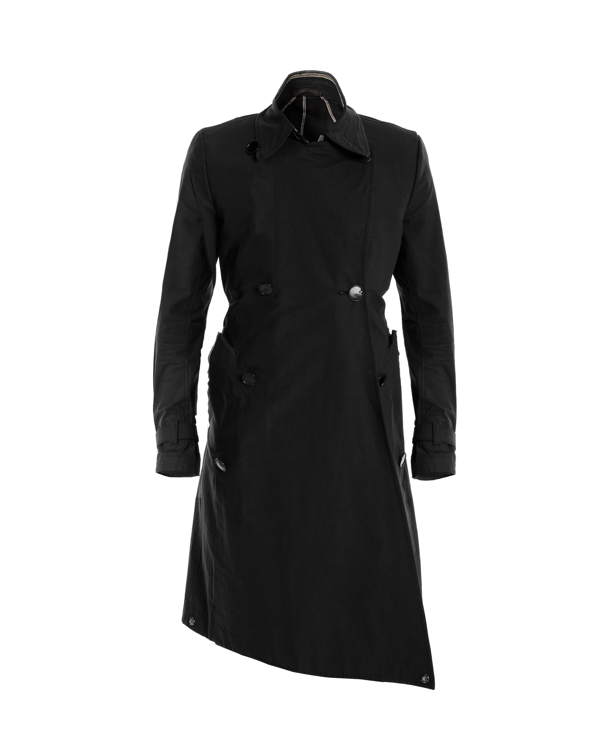 Self Edge Tailored Crossfront Trench Coat