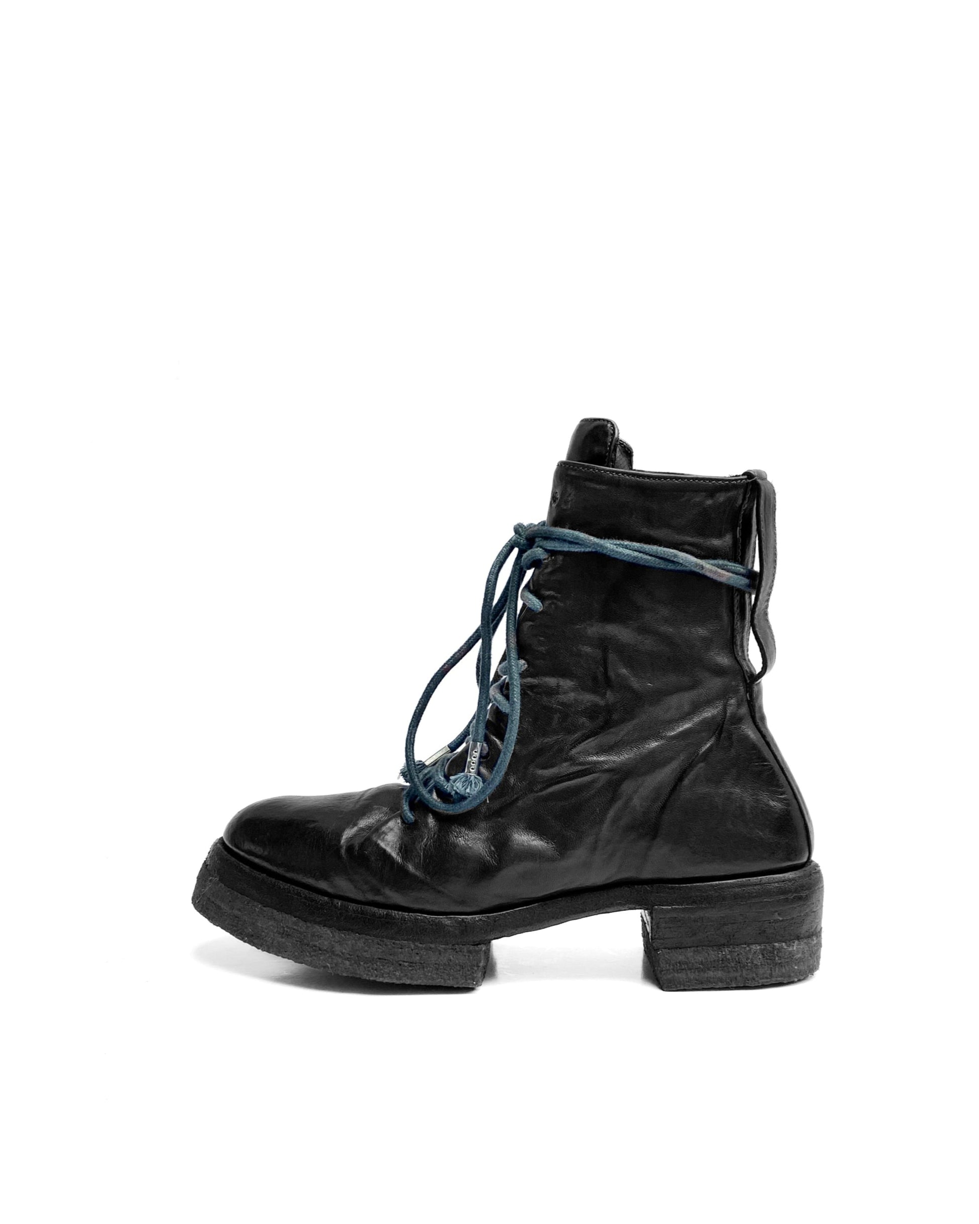 Carol Christian Poell Paper Dart Combat Boots