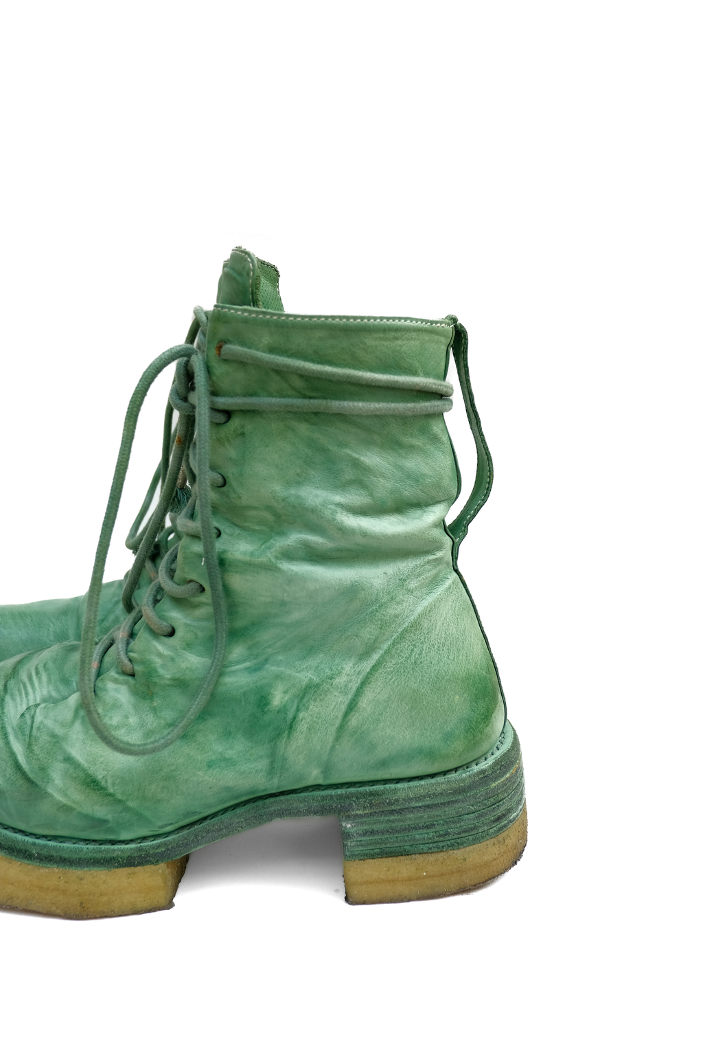 Carol Christian Poell Paper Dart Combat Boots