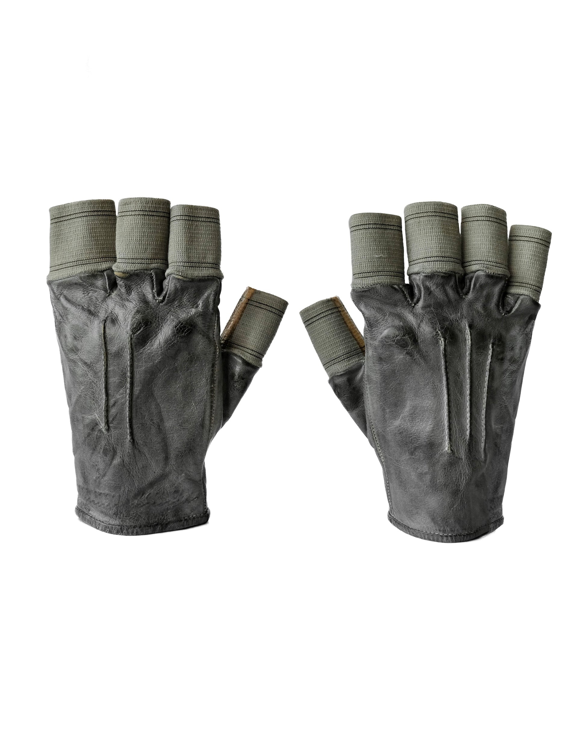 Carol Christian Poell Taped Seam Fingerless Gloves