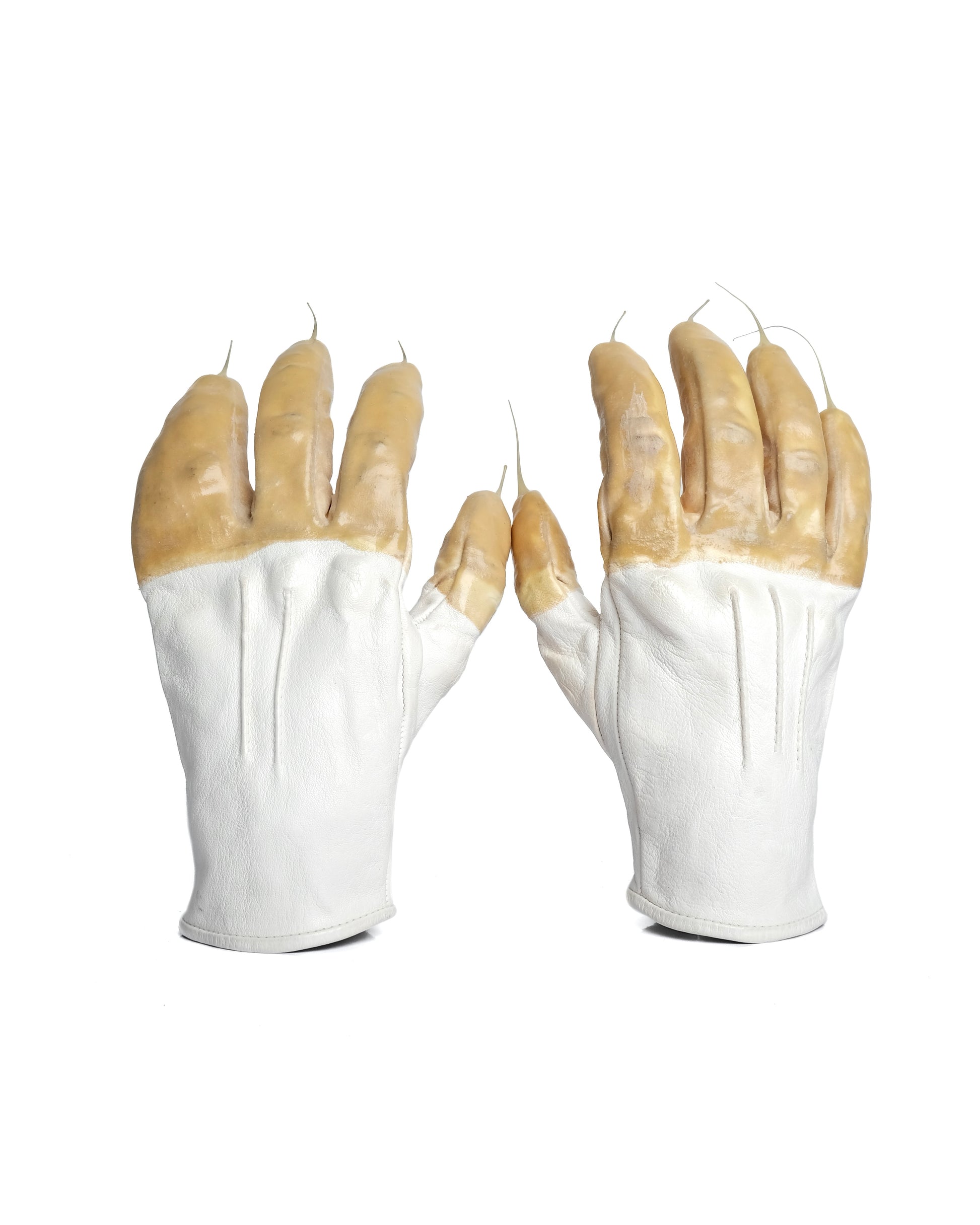 Carol Christian Poell O.D Drip Leather Gloves