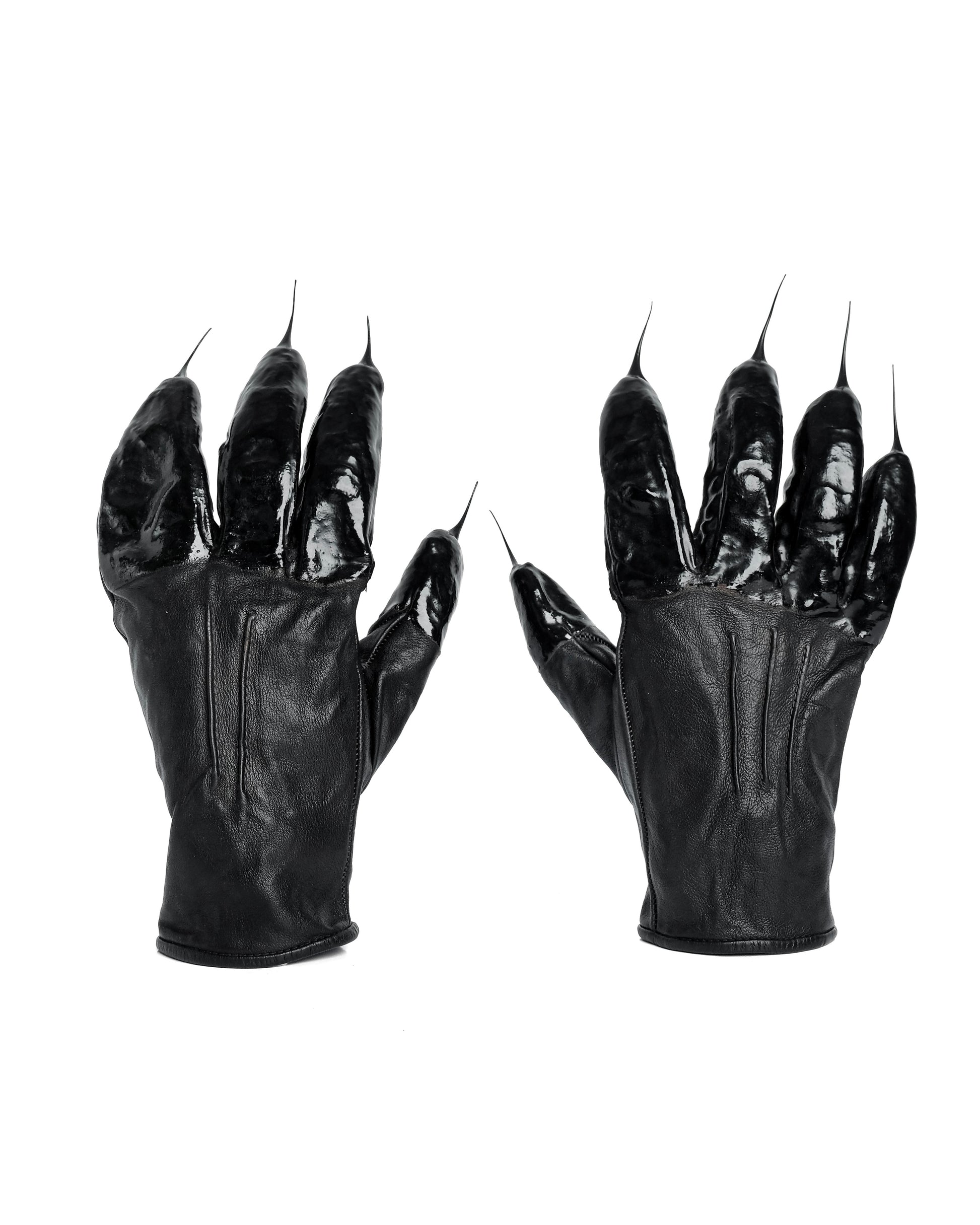 Carol Christian Poell O.D Drip Leather Gloves
