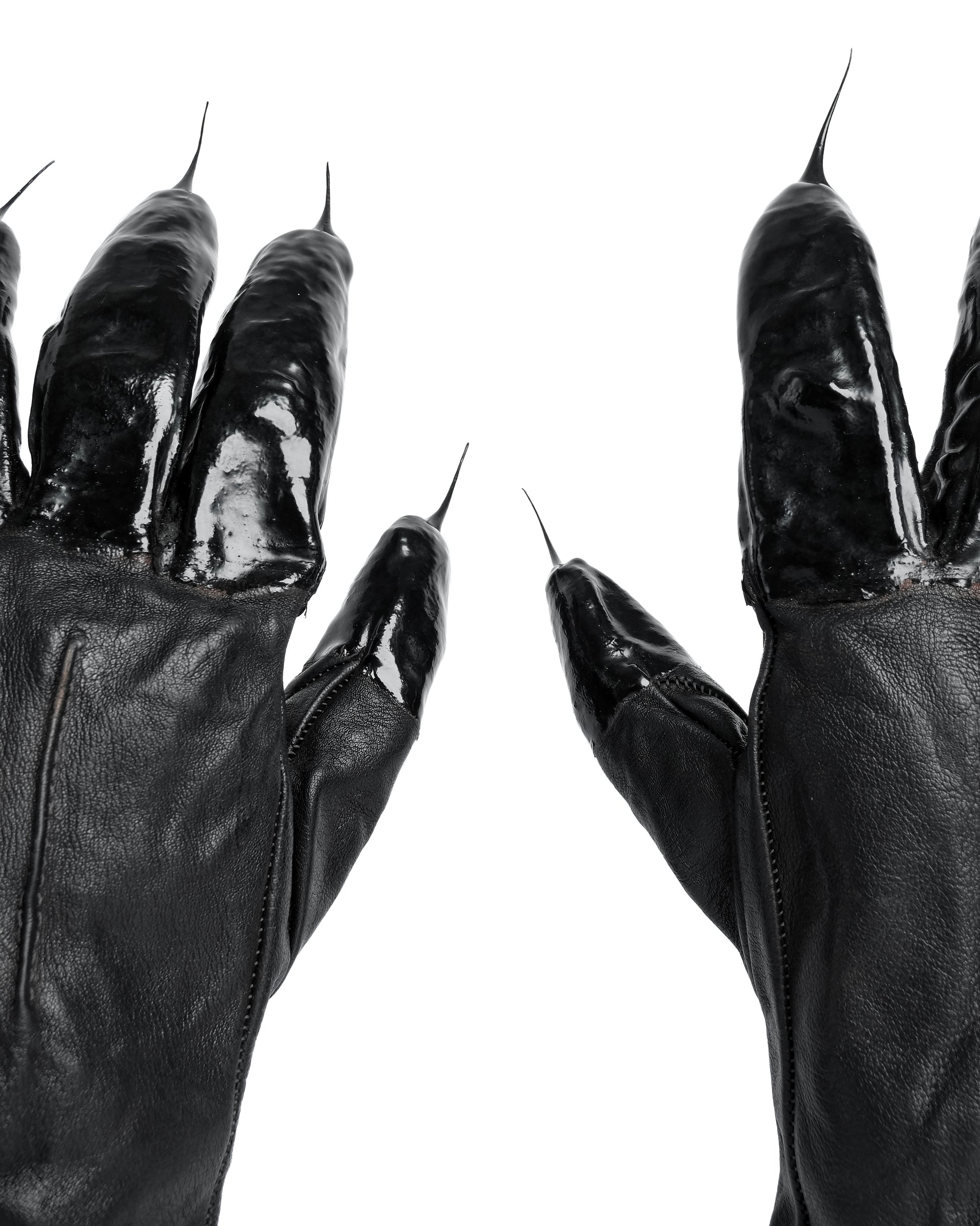 Carol Christian Poell O.D Drip Leather Gloves