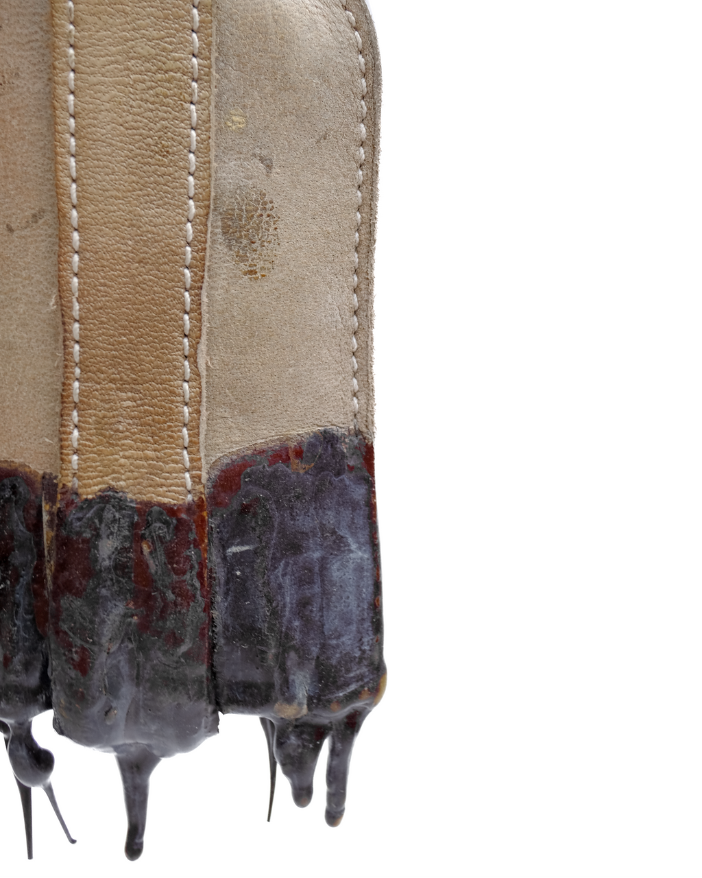 Carol Christian Poell Silver Hook Drip Rubber Key Case