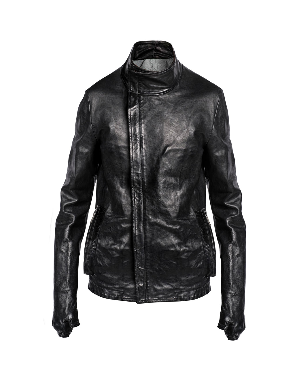 Carol Christian Poell O.D Spine Elbow And Hand Leather Jacket