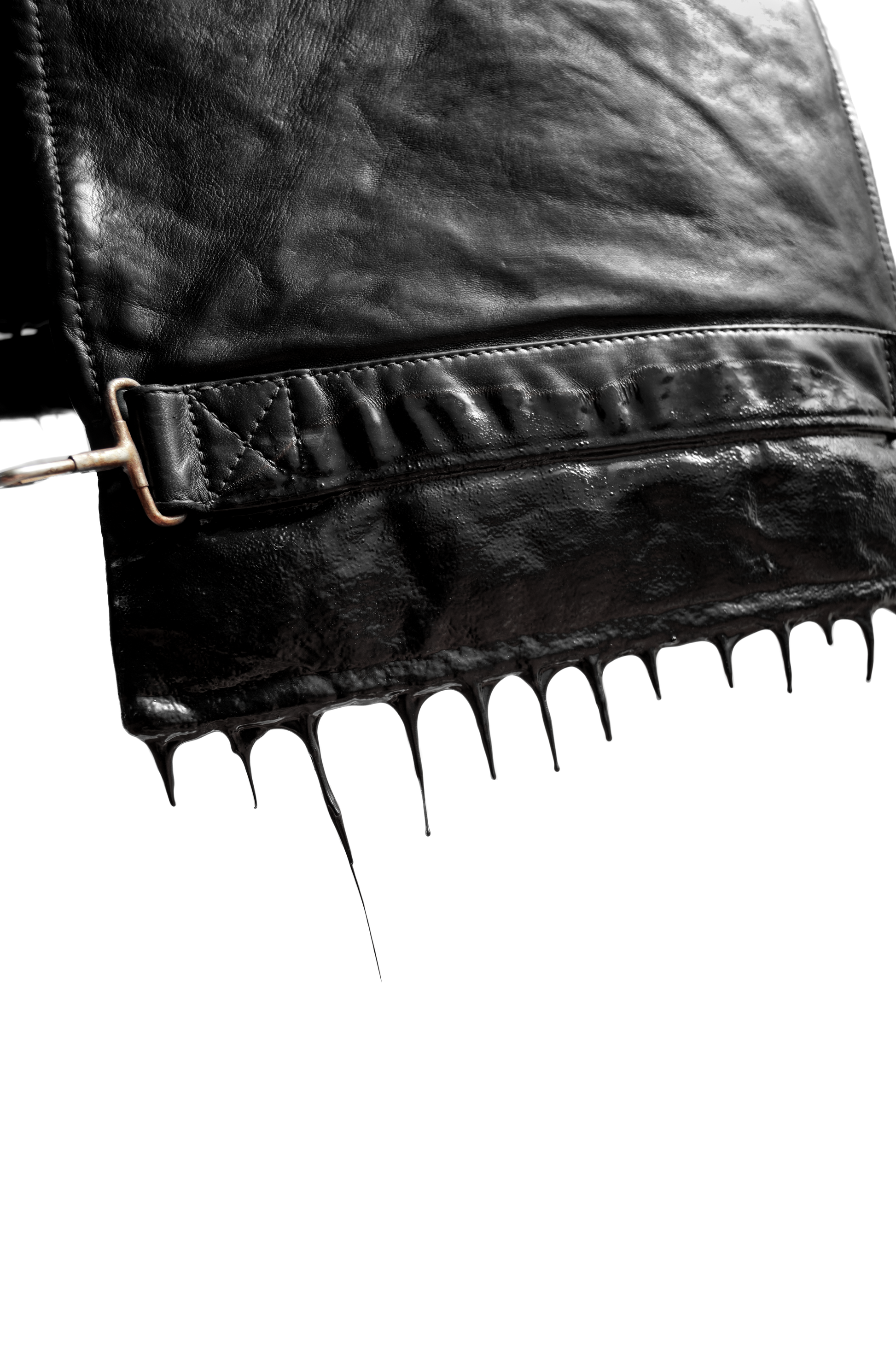 Carol Christian Poell Drip Leather Vestbag